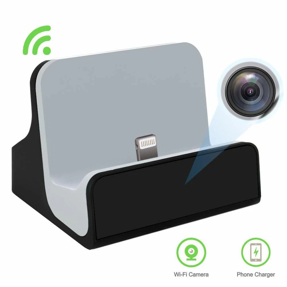 Iphone charger sales hidden camera