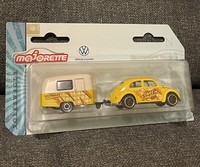 Modellauto Majorette Volkswagen Coccinelle Caravane Vw Beetle 1/64 3 Inches Neu