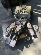 YUASA TSP-4 DUAL PNEUMATIC TAILSTOCKS WITH CONTROLLER BOX FOR CNC MILL LATHE