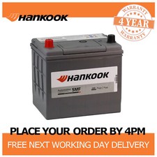 12V Car Battery 069 Type, Hankook 70Ah 540CCA Sealed Calcium - 269 x 174 x 225mm