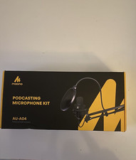 Maono Podcasting Microphone with Studio Headphone Kit-AU-A04H