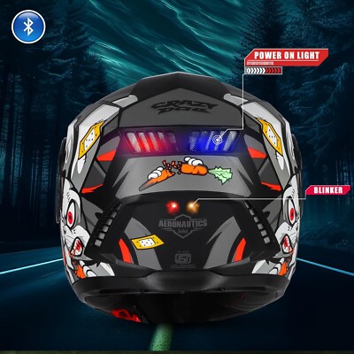 Steelbird SBH-40 Crazy Doe Full Face Double Visor Motorcycle