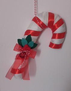 Decorazioni Natalizie Bastoncini Di Zucchero.Addobbi Natalizi Bastoncini Di Zucchero Candy Cane Grande Da Appendere Ebay
