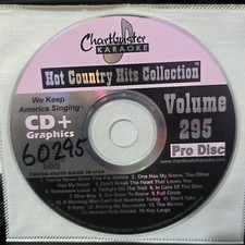 60295     COUNTRY  CHARTBUSTER  KARAOKE CDGS LOT OH