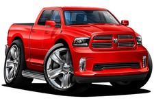2012-17 Ram 1500 Hemi Sport 4x4 Truck Wall Graphic Decal Sticker Poster Cling
