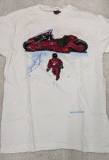 Akira Shirt NOS New Mens L Large Fashion Victim 1988 Kaneda Anime Vintage White