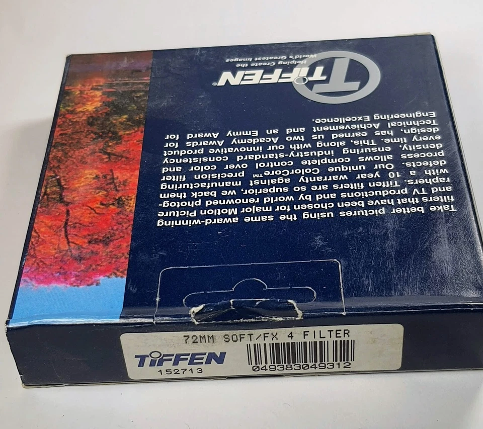 TiFFEN 72mm Soft FX 4 72SFX4 Authentic USA 72 mm E72 Remove Wrinkles & Blemishes - Image 3 of 4