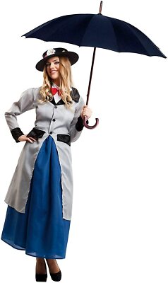 My Other Me Costume Carnevale Mary Poppins M/L Donna Travestimento Completo  Mery | eBay