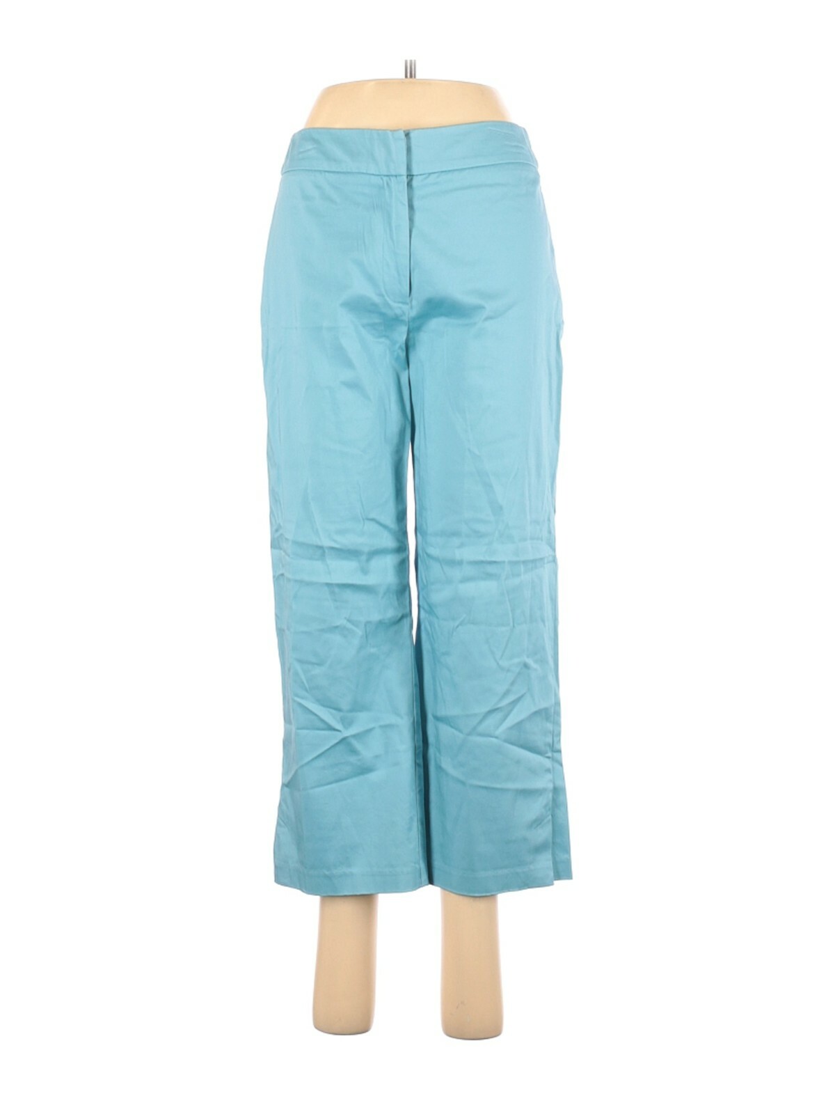 Croft u0026 Barrow Women's Cropped Pants Size 6 Blue Career Wear | eBay