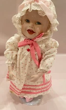 2025 SALE! SAVE 35% 1987 ASHTON DRAKE BELLO SARAH PORCELAIN DRESS STAIN!