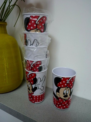 6 DISNEY MINI MAUS HARTPLASTIK TRINKBECHER