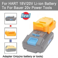New For Hart 20V Battery Adapter to for Dewalt 20V Cordless Power Tool Converter