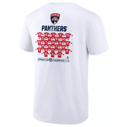 Fanatics Florida Panthers 2024 Stanley Cup Champions Trikot Kader Shirt 4XL Neu - Bild 3 von 4