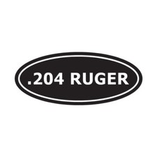 Ammo .204 Ruger - Vinyl Decal Sticker - Multiple Color Sizes - Ebn30