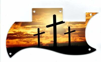 Pickguard Scratchplate Graphical to fit Epiphone SG Special VE Three Crosses 2