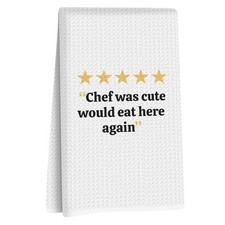 Funny Chefs Kitchen Towels Gifts Grilling Cooking Dish Cloth 14x24 Inch
