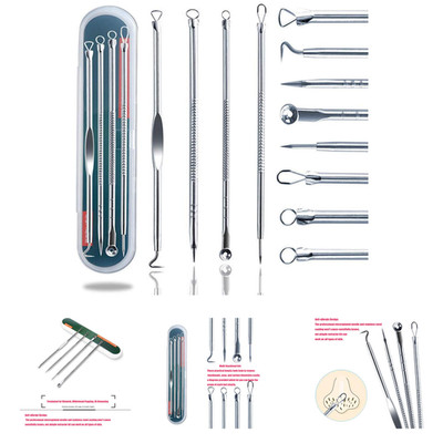 Blackhead Remover Pimple Comedone Extractor Tool Acne Removal Kit for Nose Face
