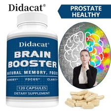Nootropic Brain Booster Improve Brain Function Health Enhanced Clarity 120 Pills