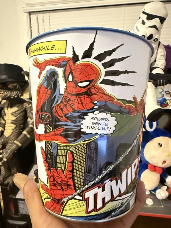 Spider-Man Brand New Day Regal Cinemas 130 oz Tin Popcorn Bucket 