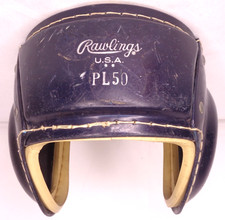 Rawlings PL50 Vintage Protective Ear Headgear Blue Wrestling Boxing Baseball