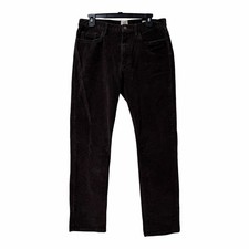 Huckberry Flint  Tinder Straight Leg Corduroy Pants Mens 32x30 Brown Stretch