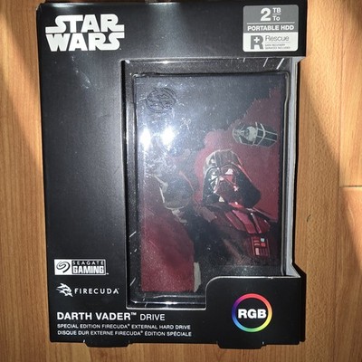 SEAGATE FireCuda 2TB External Gaming Hard Drive *DARTH VADER SPECIAL EDITION*