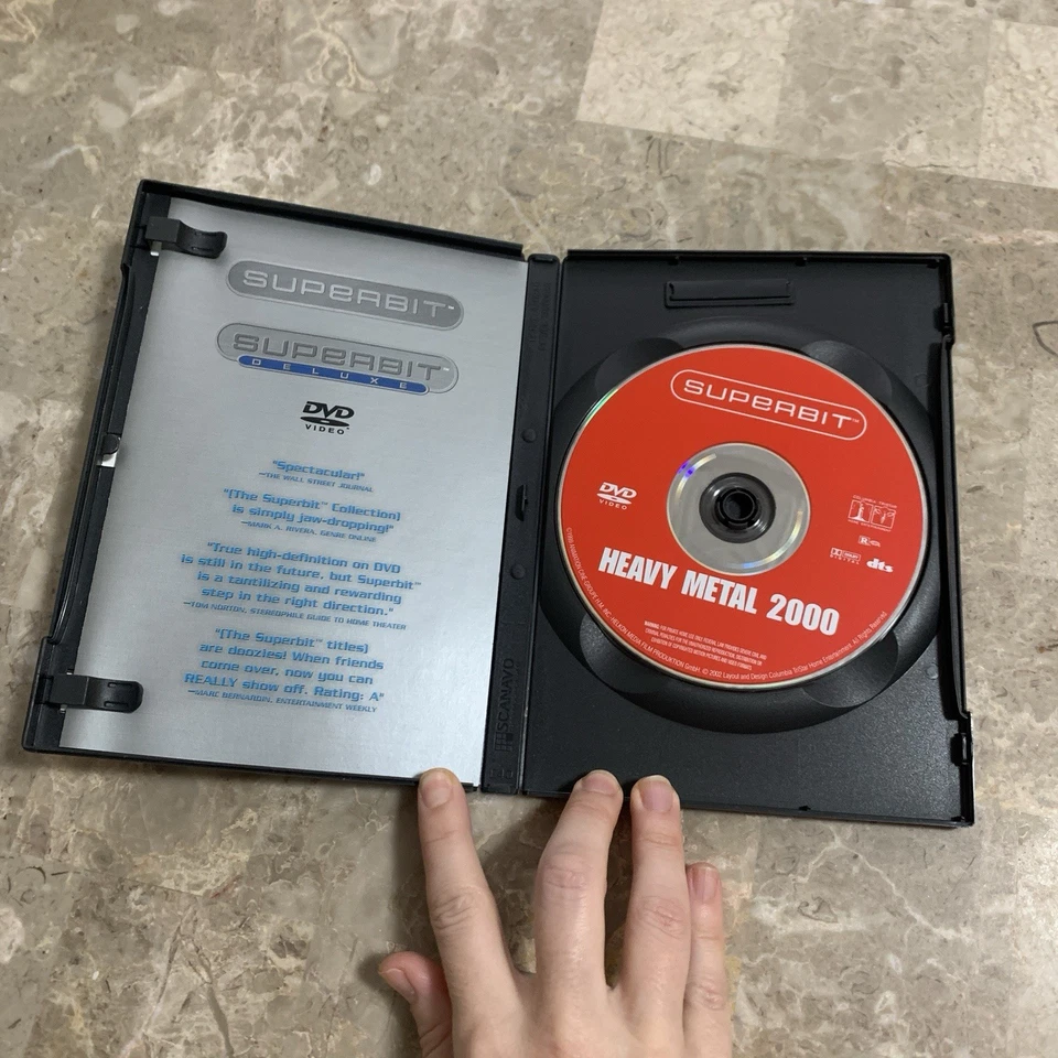 Heavy Metal 2000 Superbit DVD Animated Fantasy Classic w/ Inserts Billy Idol - Image 4 of 4