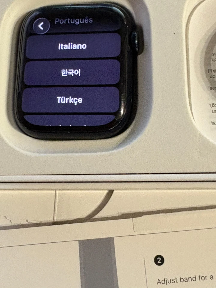 Apple Watch Series 9 Aluminium 45mm GPS Mitternacht, Sportarmband Schwarz OVP - Bild 3 von 4