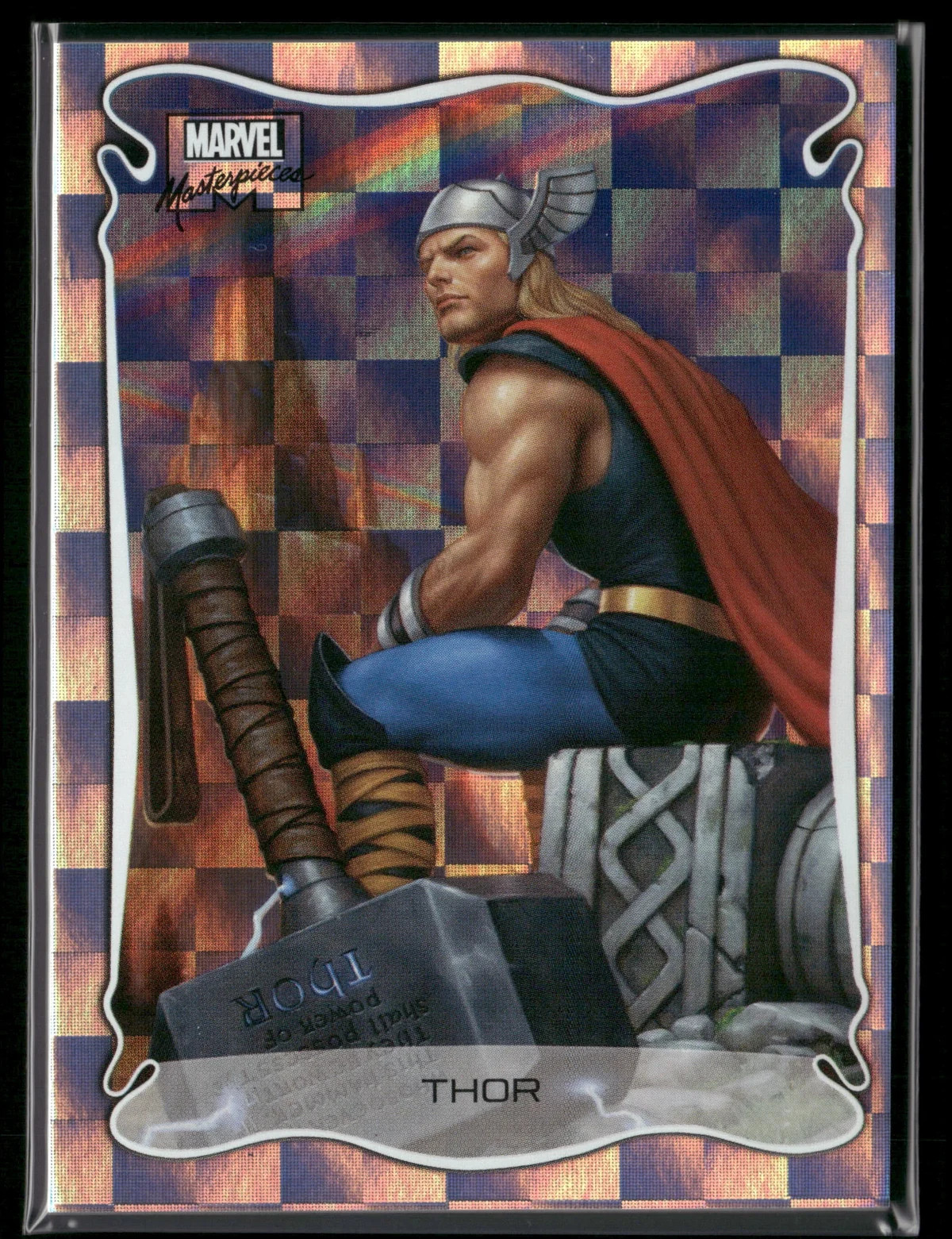 2022 Marvel Masterpieces Thor #4/20 Holofoil Upper Deck