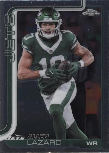 Topps Chrome 2025 Allen Lazard #236 New York Jets Football Card