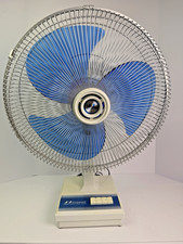 Vintage 16 Northernaire Oscillating Fan 2916 Blue Blades 3 Speed - Tested