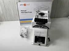 HTVRONT Manual Hat Heat Press Machine 2-in-1 for Caps/Hats Sublimation Printing