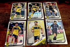 Nashville SC 2025 TOPPS Chrome MLS TEAM SET all cards from Current Roster