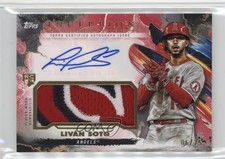 2023 Topps Inception Red 6/25 Livan Soto Liván #IAP-LS Patch Auto 10vb