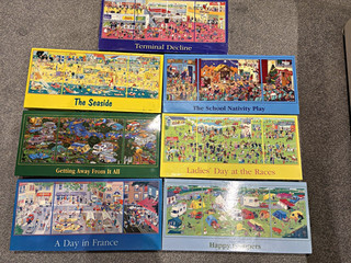 Lotto Lavoro Puzzle 1000pz 2x500pz x7