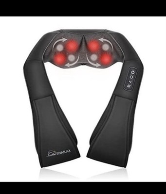 Snailax Shiatsu Neck and Shoulder Massager - Back Massager with Heat