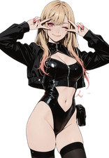 Kitagawa Marin Anime Girl Vinyl Car Decal Sticker 7" Weatherproof