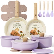 Pots and Pans Set Non Stick, Cookware Sets, 19pcs Kitchen Set, Oven/Fridge Safe