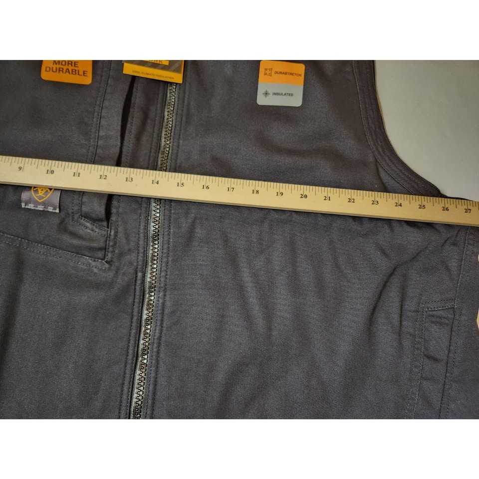 Gilet Isotherme Homme Ariat DuraCanvas Noir – Taille M – Occasion Très Bon état