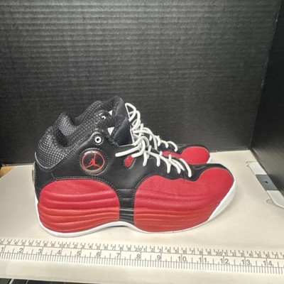 Jordan Jumpman Team 1 Red Black White Men's Mid Top Sneakers 644938-004