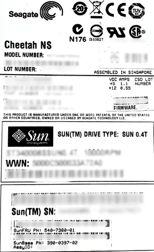 Sun Microsystem 540-7380 400GB 10K 3.5 HDD Hard Disc Drive XTA-SS1NG-400G10K - Picture 2 of 7
