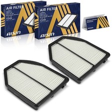AISIN ARFH-01525 Qty(2) Engine Air Filters for Acura ILX 2016-2022 L4 2.4L Rigid