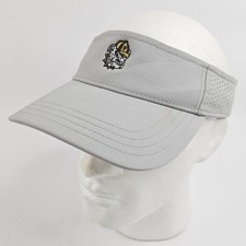 Pacific Headwear Unisex Golf Visier verstellbar grau Bulldogge Logo Sport Mütze