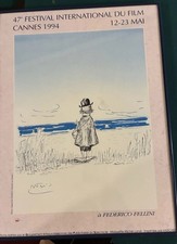 47th Festival International du Film Cannes 1994 Original Poster Drawing Federic…