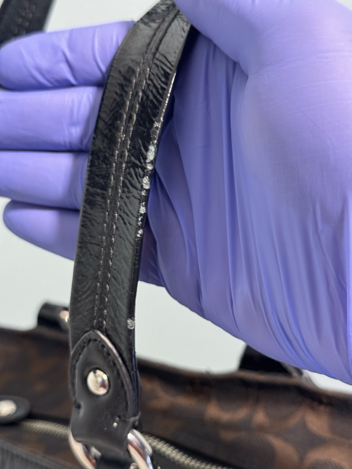 COACH Vintage Circle Patchwork Tote Shoulder Hand… - image 10