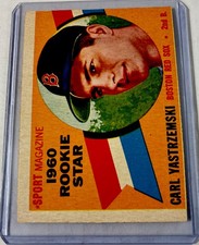 1960 Topps - Sport Magazine 1960 Rookie Star Carl Yastrzemski #148 (RC) VG-Ex