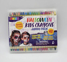 Joyin Non-Toxic Face Crayons for Kids Halloween 14 Colors 42 Sticks Spooky