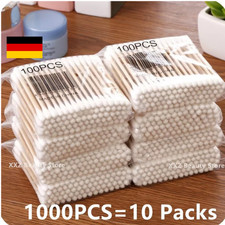 1000x Wattestäbchen Ohrenstäbchen Babuswattestäbchen Ohrenschmalz Ohr Reiniger