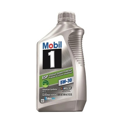 2x Mobil 1 Full Synthetic Motor Oil Esp 5w-30 Lot New Pack 1qt