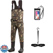 Trudave Fishing Waders for Men,Hunting and Waterproof Neoprene Wader for Men 
